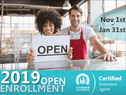2019 Covered California open enrollment plans, rates, and applications