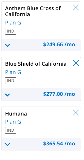 los angeles G plan pricing by carrier for birthday rule